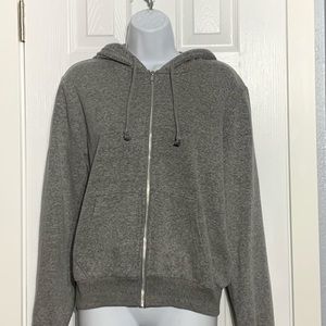 Divided H&M Gray Zip Up Sweater